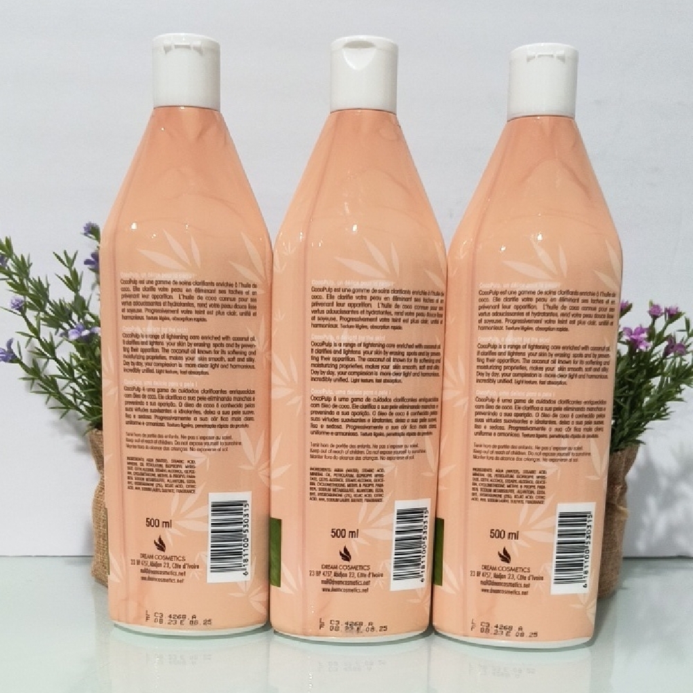 3X Coco Pulp Moisturizing Lotion with Coconut Oil 500ml - Picture 4 of 4